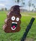 Funny Poop Piñata 4-Piece Set perfect for Birthday Parties, Decorations, Emoticon Parties, Fun shape, Great Party Addition for kids, teens, and adults (17”X10”) durable!